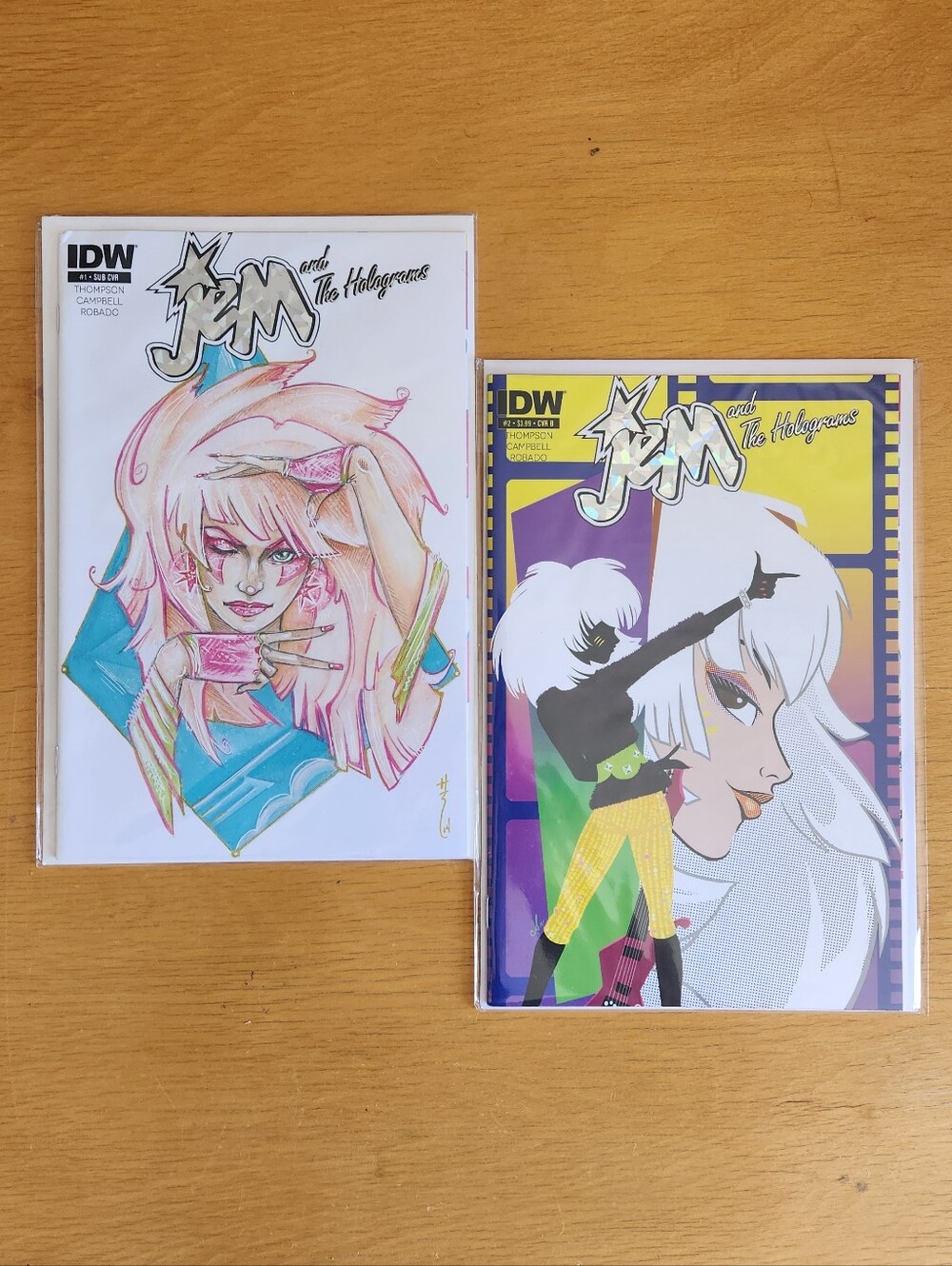 Jem and the Holograms #1, #2 - Comic Books (Lot of 2) 2015